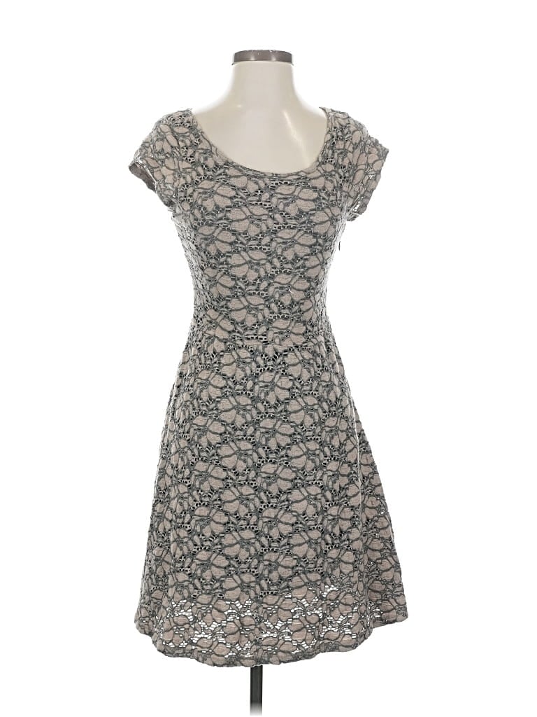 Pre-owned Deletta Casual Dress In Gray