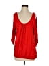 Lyss Loo Red Orange 3/4 Sleeve Blouse Size S - photo 1