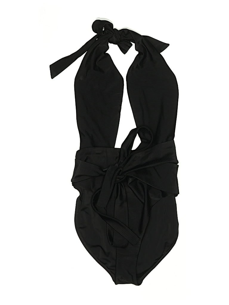 Pre-owned Beach Bunny One Piece Swimsuit In Black