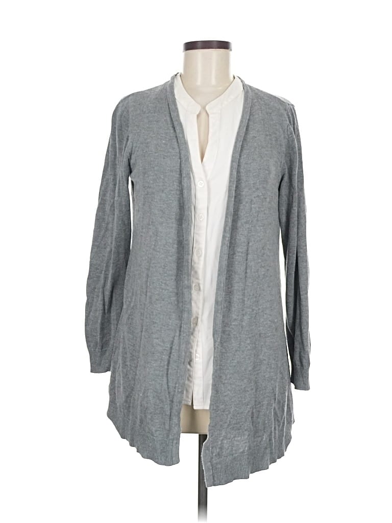 Pre-owned Ab Studio Cardigan Sweater In Gray
