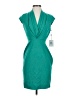 Calvin Klein Solid Teal Cocktail Dress Size 2 (petite) - photo 1