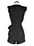RACHEL Rachel Roy 100% Polyester Solid Black Romper Size 0 - photo 2
