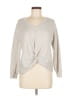 Lush Silver Pullover Sweater Size M - photo 1