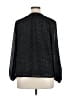 NANETTE Nanette Lepore 100% Polyester Black 3/4 Sleeve Blouse Size XL - photo 2