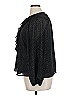 NANETTE Nanette Lepore 100% Polyester Black 3/4 Sleeve Blouse Size XL - photo 5