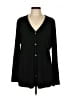 Kate Hill Black Long Sleeve Henley Size L - photo 1
