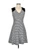 Guess Chevron-herringbone Gray Casual Dress Size 6 - photo 1