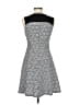Guess Chevron-herringbone Gray Casual Dress Size 6 - photo 2