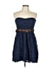 Deb 100% Polyester Blue Cocktail Dress Size 11 - photo 1