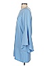 Aqua Solid Blue Casual Dress Size S - photo 5