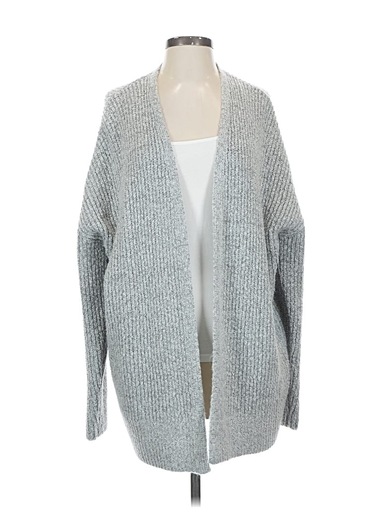 Pre-owned Ardene Cardigan Sweater In Gray
