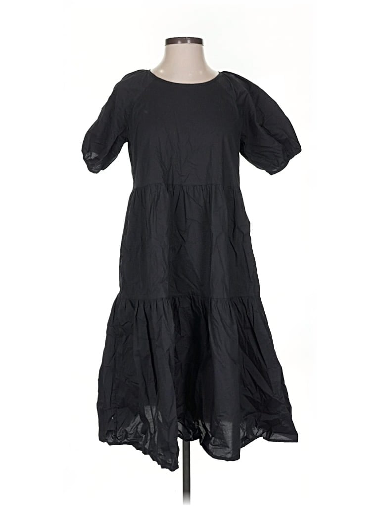 Pre-owned Everlane Casual Dress In Black