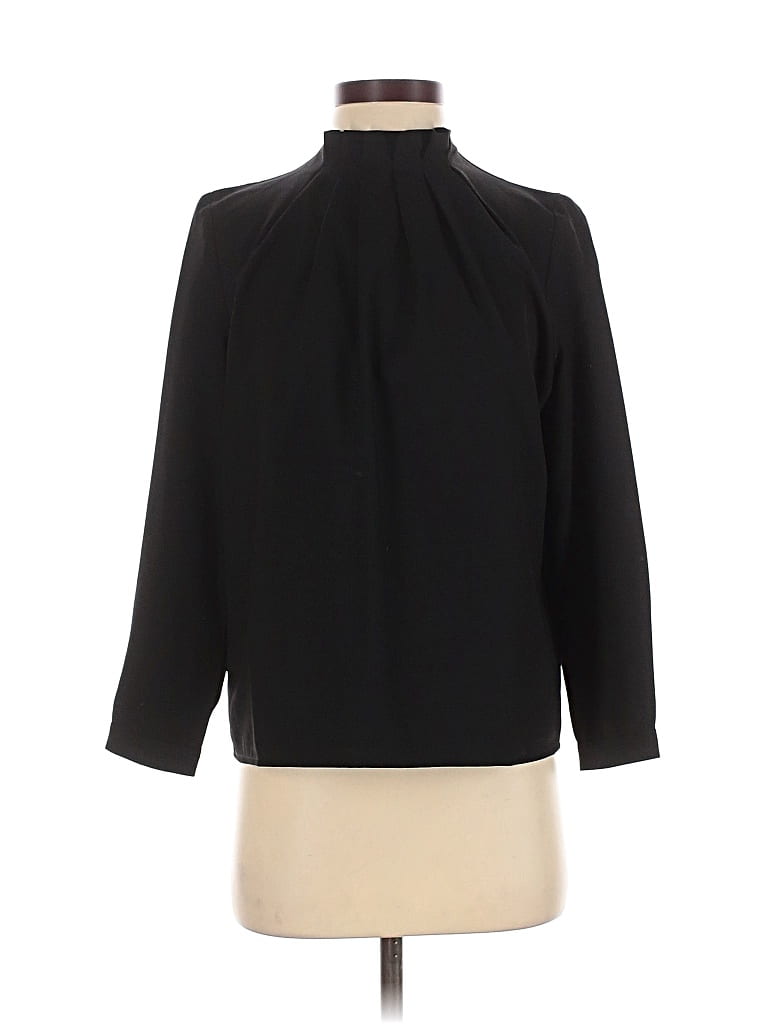 Pre-owned Love, Bonito Long Sleeve Blouse In Black