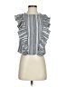 LUCCA Gray Silver Sleeveless Blouse Size S - photo 1
