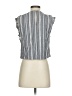 LUCCA Gray Silver Sleeveless Blouse Size S - photo 2