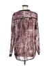 DKNY Jeans 100% Polyester Pink Long Sleeve Blouse Size M - photo 2