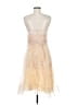 Laundry by Shelli Segal 100% Polyester Ivory Orange Cocktail Dress Size 8 - photo 2