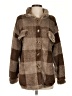 Unbranded 100% Polyester Plaid Brown Coat Size S - photo 1