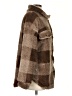 Unbranded 100% Polyester Plaid Brown Coat Size S - photo 4