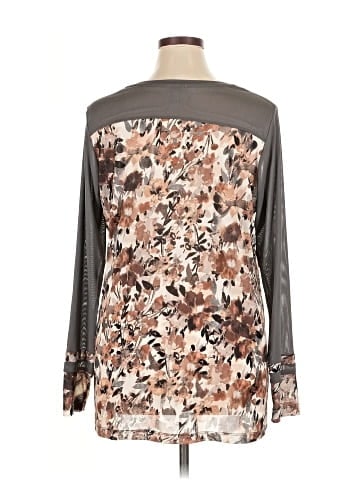 Logo Layers Long Sleeve Blouse (view 2)