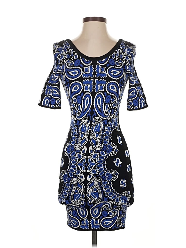 Pre-owned Torn By Ronny Kobo Casual Dress In Blue