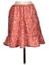 B.O.G Collective 100% Polyester Paisley Orange Casual Skirt Size S - photo 2