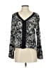 Roper 100% Rayon Black Long Sleeve Blouse Size S - photo 1
