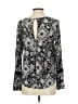 Roper 100% Rayon Black Long Sleeve Blouse Size S - photo 2