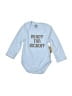 Baby Essentials Blue Long Sleeve Onesie 0-3 MO / 3 MO - photo 1