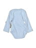 Baby Essentials Blue Long Sleeve Onesie 0-3 MO / 3 MO - photo 2