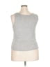 South Beach Gray Sleeveless Top Size 18 - photo 2