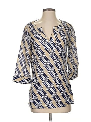 Banana Republic 3/4 Sleeve Silk Top (view 1)