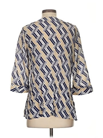 Banana Republic 3/4 Sleeve Silk Top (view 2)