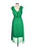 DKNY 100% Polyester Green Cocktail Dress Size M (estimated) - photo 2