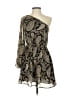Topshop 100% Polyester Paisley Black Cocktail Dress Size 2 - photo 1