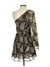 Topshop 100% Polyester Paisley Black Cocktail Dress Size 2 - photo 2
