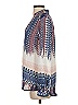 Candie's 100% Polyester Print Blue Long Sleeve Blouse Size S - photo 5