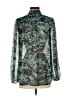 Bellatrix 100% Polyester Teal Long Sleeve Blouse Size S - photo 2