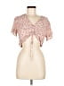 Cotton On Pink Short Sleeve Blouse Size M - photo 1