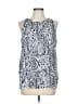 Paraphrase 100% Polyester Blue Sleeveless Blouse Size L - photo 1