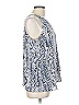 Paraphrase 100% Polyester Blue Sleeveless Blouse Size L - photo 4