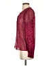 Paige 100% Silk Burgundy Blouse Size XS - photo 5