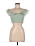 Lulus Green Short Sleeve Top Size M - photo 1
