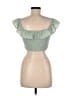 Lulus Green Short Sleeve Top Size M - photo 2