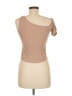 LNA Solid Tan Short Sleeve Top Size S - photo 2