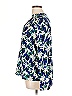 Apt. 9 100% Polyester Print Blue 3/4 Sleeve Blouse Size XL - photo 5