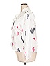 Unbranded Print Ivory Long Sleeve Blouse Size XXL - photo 5