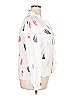 Unbranded Print Ivory Long Sleeve Blouse Size XXL - photo 4