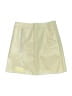 Assorted Brands Yellow Ivory Faux Leather Skirt Size M - photo 1