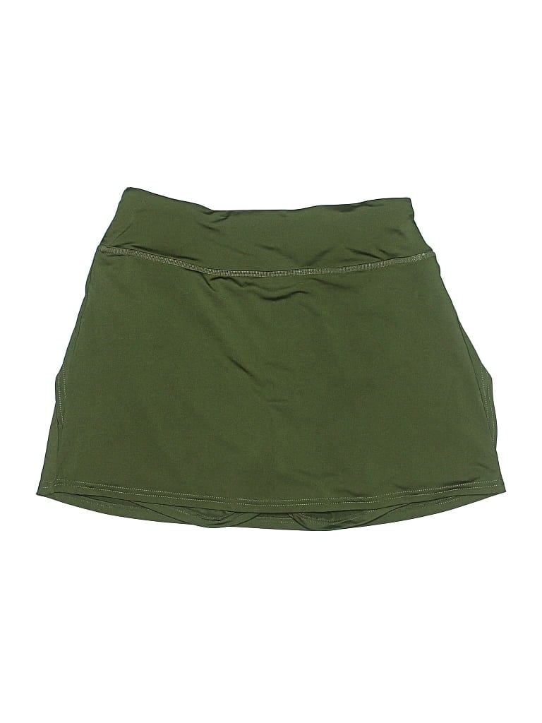 Pre-owned Real Essentials Active Skort In Green